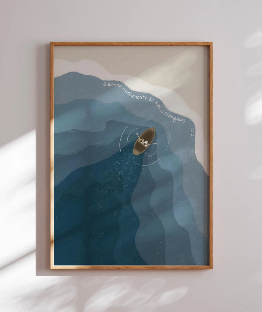 Mockup de quadros ambientados da marca Empório dos Quadros 4.