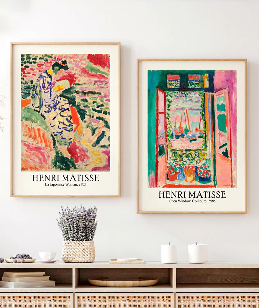 Mockup de quadros ambientados da marca Moderna 2.