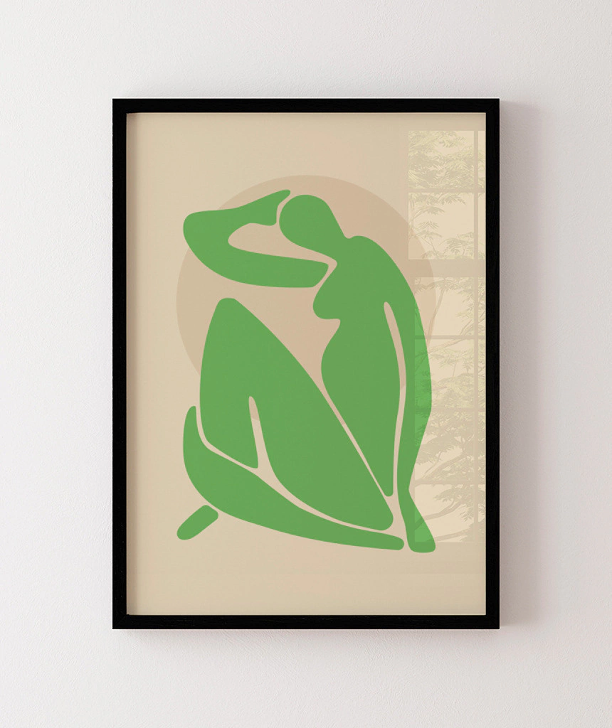 Mockup de quadros ambientados da marca Moderna 5.